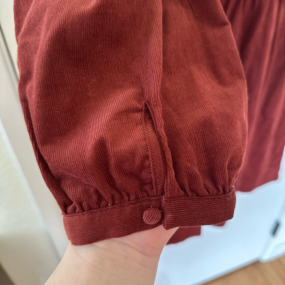 Madewell Corduroy Long Sleeve Dress - Picture 3 of 6